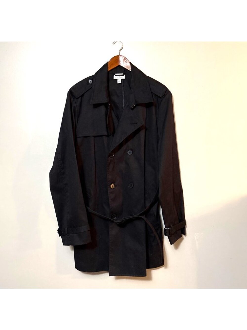 3.1 Phillip Lim‎ 20th Anniversary Collection Black Double-Breasted Trench Coat L